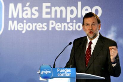 Mariano Rajoy, en un acto ayer en Toledo.