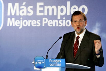 Mariano Rajoy, en un acto ayer en Toledo.