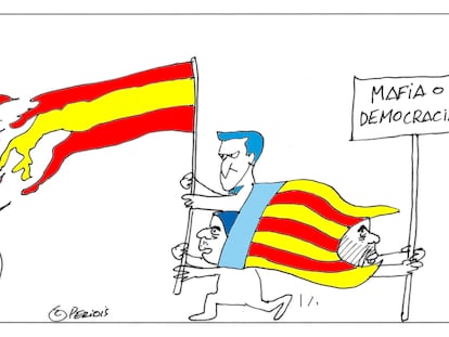 Peridis: con la bandera a jirones y Mazón a cuestas
