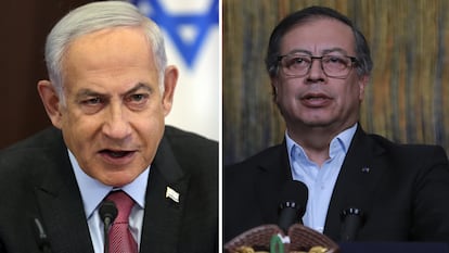 Benjamín Netanyahu y Gustavo Petro