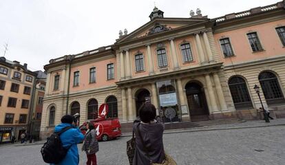 L'Acadèmia Sueca, a Estocolm, el 2016.