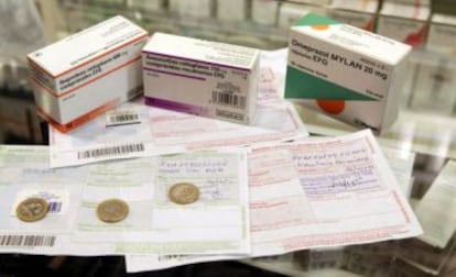 Medicaments comprats pagant un euro per cada recepta.