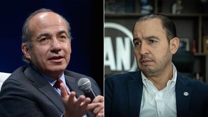 Felipe Calderón y Marko Cortés.