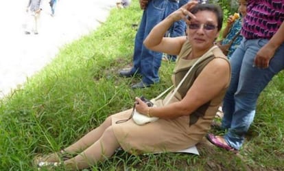 Lesbia Yaneth Urquía, an activist who worked with Berta Cáceres.