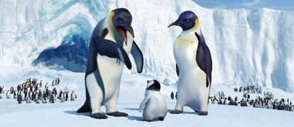 Fotograma de 'Happy Feet'.