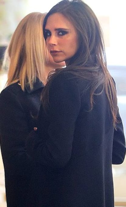 La cantante y diseñadora Victoria Beckham.