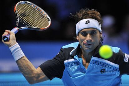 Ferrer, durante el encuentro ante Murray