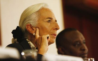 La directora gerente del Fondo Monetario Internacional, Christine Lagarde