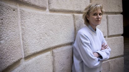 Siri Hustvedt el abril pasado en Barcelona.