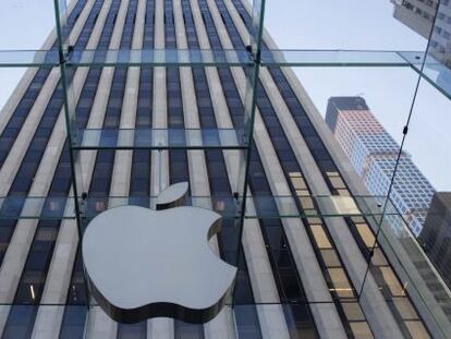 Edificio de Apple en la Quinta Avenida de Nueva York.