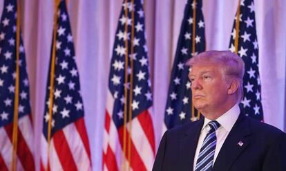 Donald Trump, candidato republicano na disputa pela indicação do partido às eleições presidenciais nos Estados Unidos.