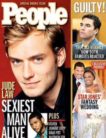 Em 2004 o ator britânico Jude Law ocupou o posto número 1 da lista dos homens mais sexy.