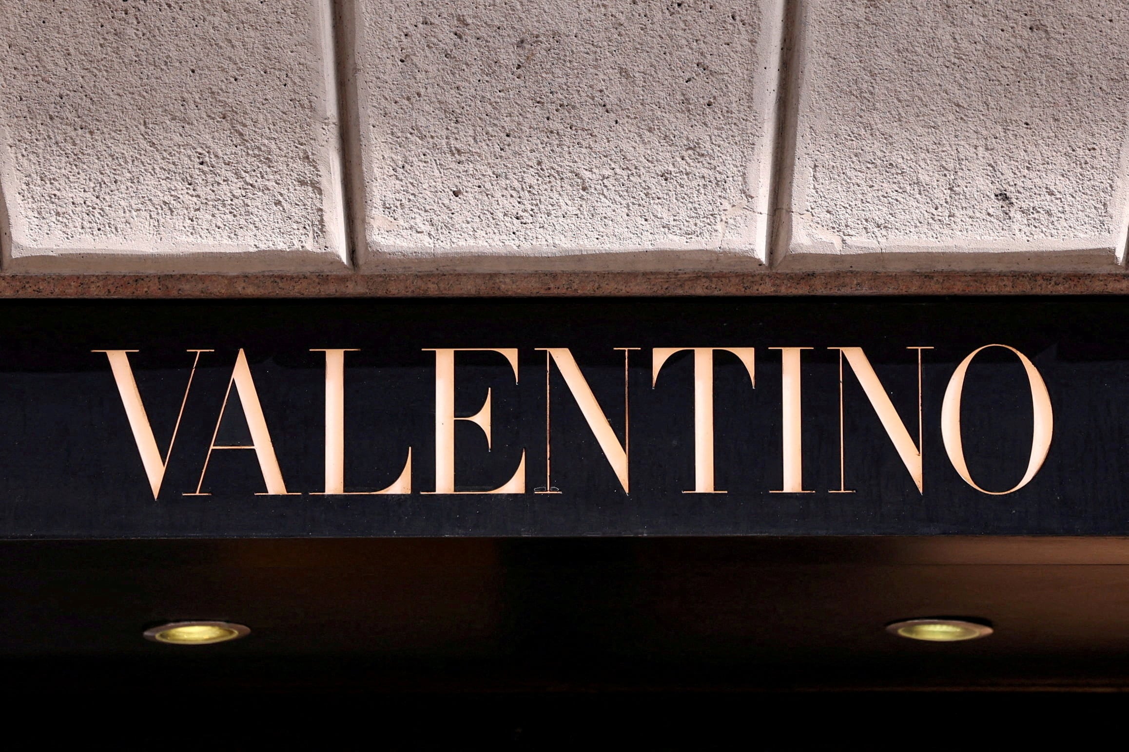 El logotipo de la casa de moda Valentino.