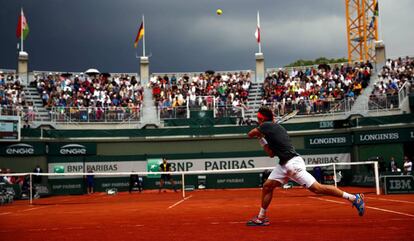 Ferrer, durante su partido contra Feliciano.