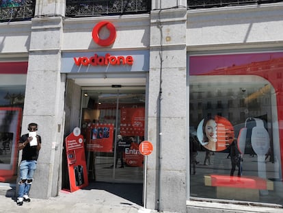 Una tienda de Vodafone.