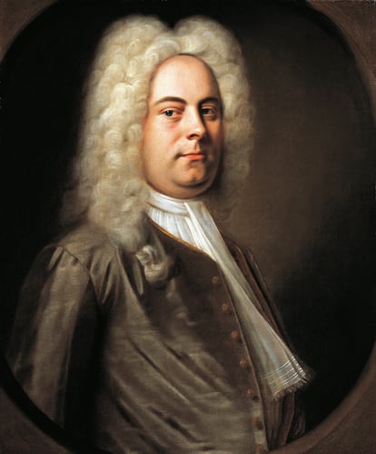 Portrait of George Friedric Handel, attributed to Balthasar Denner.
