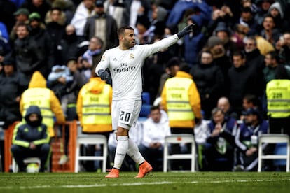 Jesé celebra su gol.