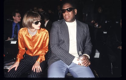 André Leon Talley y Anna Wintour