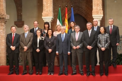 Toma de posesión, hoy en el monasterio de Santa María de las Cabezas, de los nuevos consejeros del Gobierno andaluz.