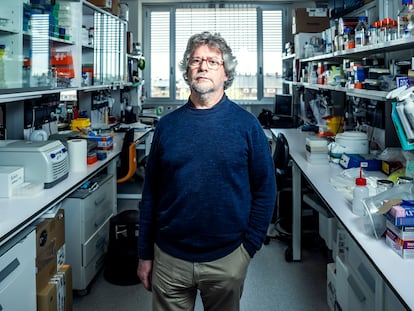 Francisco Javier Moreno Nuncio, en un laboratorio del Centro Nacional de Microbiología del Instituto de Salud Carlos III