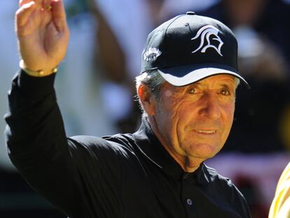 Gary Player este año en el Masters de Augusta.