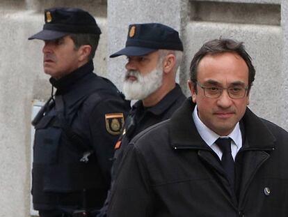 El 'exconseller' Josep Rull, el pasado mes de marzo.