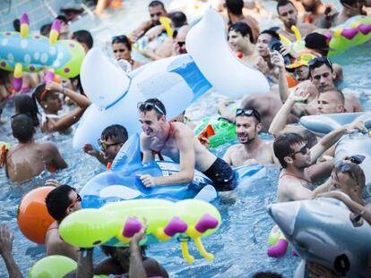 La fiesta gay en Isla Fantas&iacute;a el a&ntilde;o pasado. 