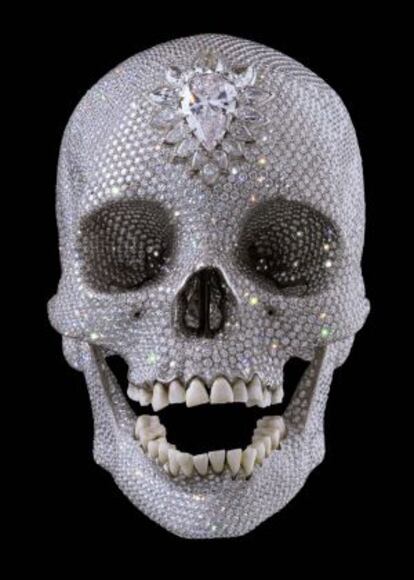 'For the love of God', pieza del artista Damien Hirst.