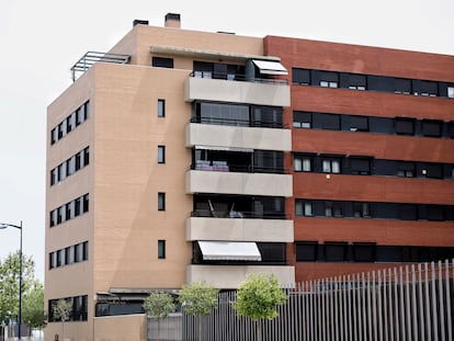 Bloque de viviendas en Madrid.