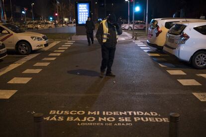 The third day of the Madrid taxi drivers’ strike.