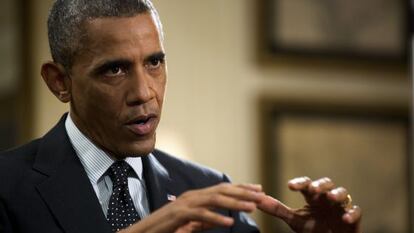 Obama, durante a entrevista na Casa Branca, na sexta-feira.