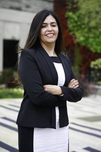 Claudia García, directora del Instituto de Medicina Legal colombiano. 