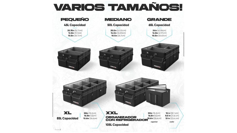 Elige el tamaño adecuado.