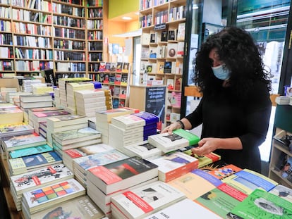 Interior de la librería Antonio Machado, en Madrid, el pasado miércoles.