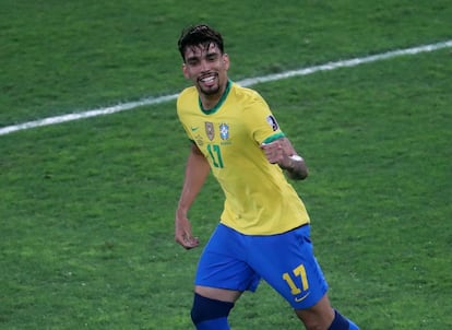 Brasil vs Argentina Lucas Paquetá