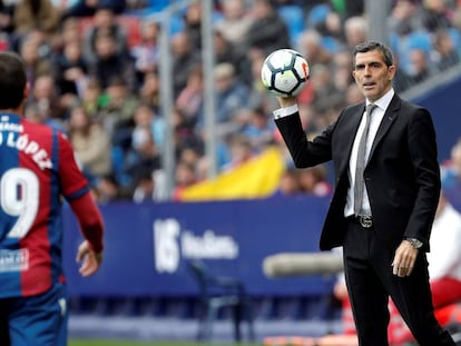 López Muñiz, en el Ciutat de València.