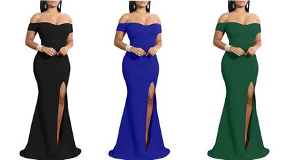 vestido de noche largo