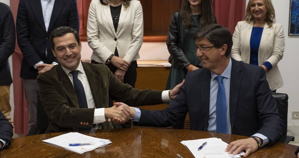 Vox apoyará la investidura de Moreno y da el Gobierno de Andalucía a PP ...