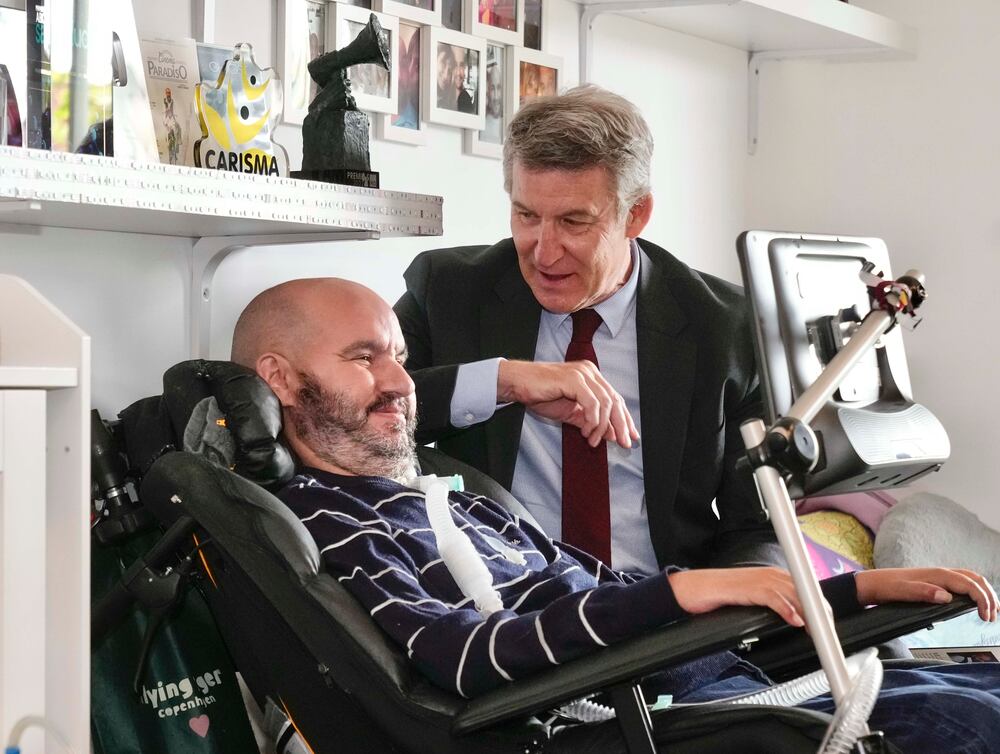 06/05/25 PTE PP ALBERTO NUÑEZ FEIJOO VISITA A JORDI SABATER. Foto:Tarek