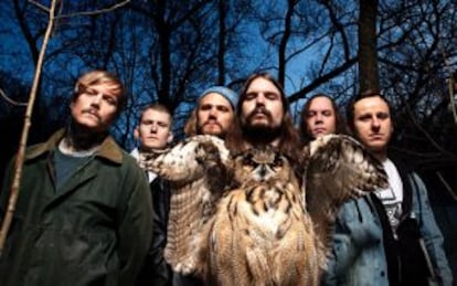 La banda noruega Kvelertak.