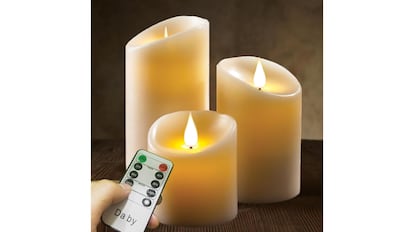 Jeu de bougies avec minuterie.