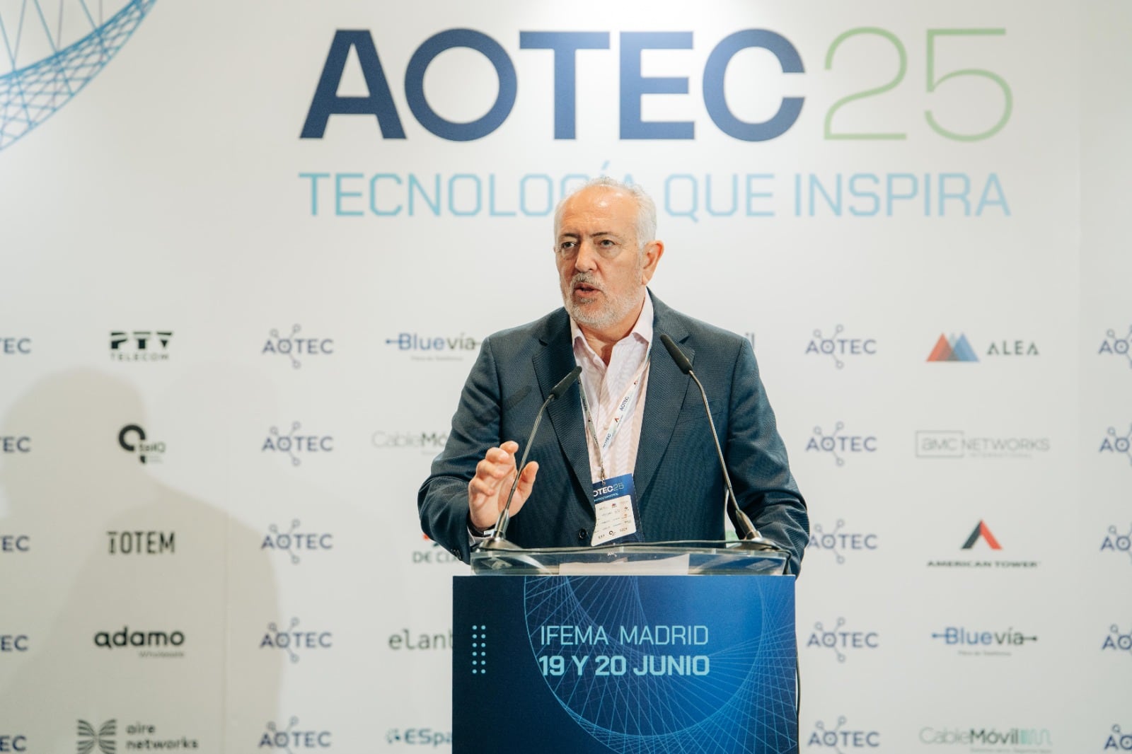 El presidente de AOTEC, Antonio García Vidal, en una imagen de archivo.