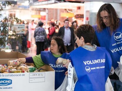 Voluntaris de la darrera edició del Gran Recapte.