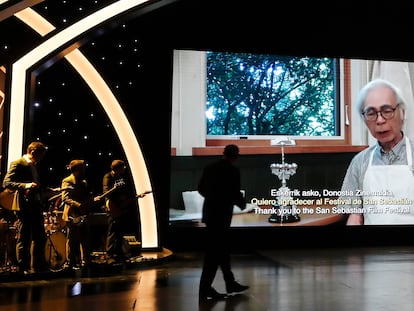 Entrega telemática del Premio Donostia al japonés Hayao Miyazaki.