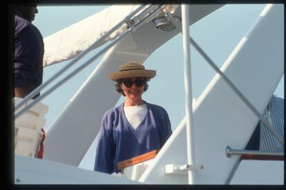 Hillary Clinton durante el verano de 1993 en Martha's Vineyard, la isla favorita de los demócratas millonarios.