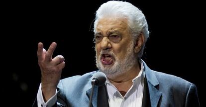 Placido Domingo, durante una actuación en Marbella.