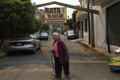 Una estampa de la colonia Tepalcates, este domingo.