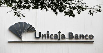 Sede de Unicaja Banco, en Madrid.