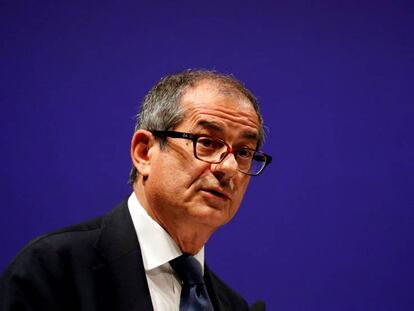 El ministro de Economía italiana, Giovanni Tria