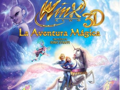 Cartel de Winx 3D, la aventura mágica